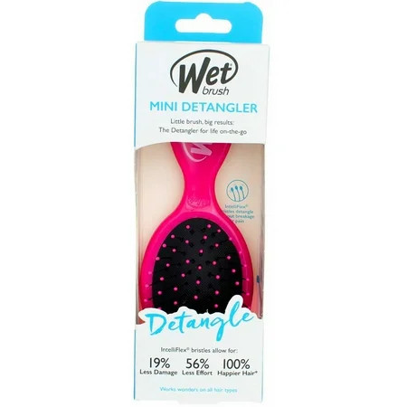 Wet Brush Mini Detangler Brush Pink 1 ea 6 Pack | Walmart (US)