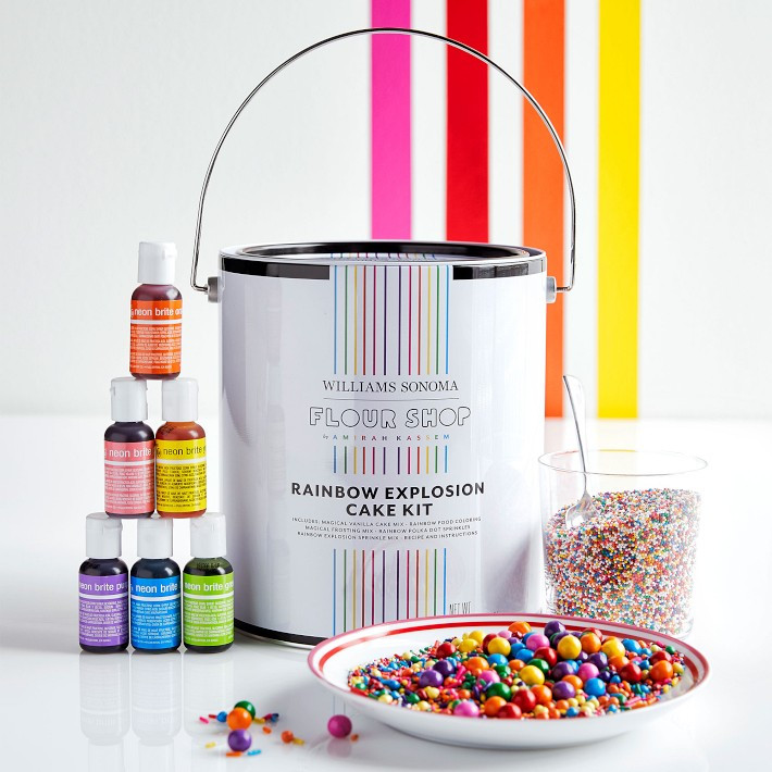 Flour Shop Rainbow Explosion Cake Kit | Williams-Sonoma