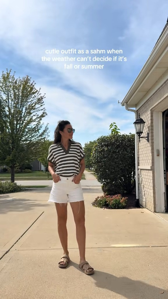 Loving this new top!! Sized up to a medium in top + wearing my true size in shorts 



Fall ootd, spring ootd, sahm, ootd, outfit inspo, polo sweater, denim shorts, white shorts 

#LTKSeasonal #LTKStyleTip #LTKFindsUnder100