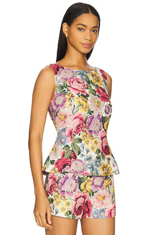 FAITHFULL THE BRAND Ana Top in Colette Floral Multi from Revolve.com | Revolve Clothing (Global)