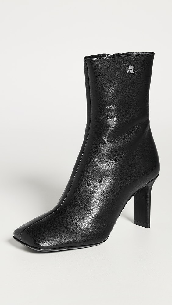 Square Toe Nappa Ankle Boots 80mm | Shopbop