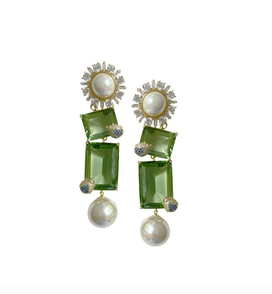 olivine ladybug drops | Nicola Bathie Jewelry