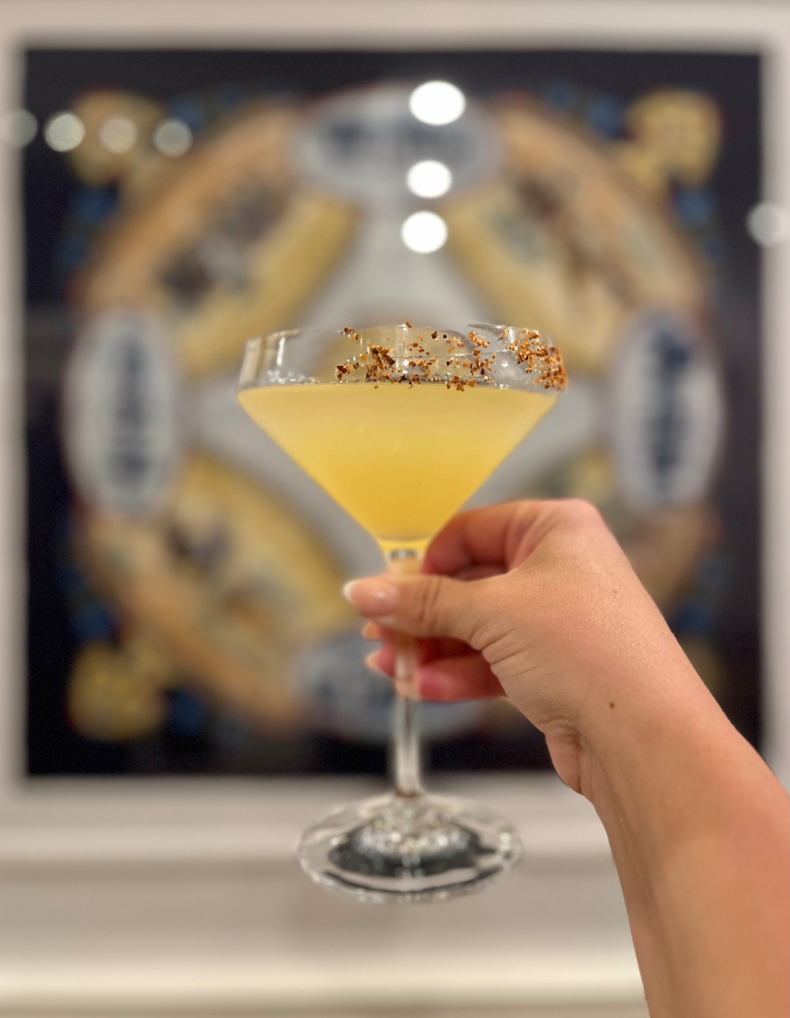 Hot and Smokey 
2oz Mezcal
.5oz green chartreuse 
1oz pineapple juice
.5oz lime juice
4 dashes habanero bitters 