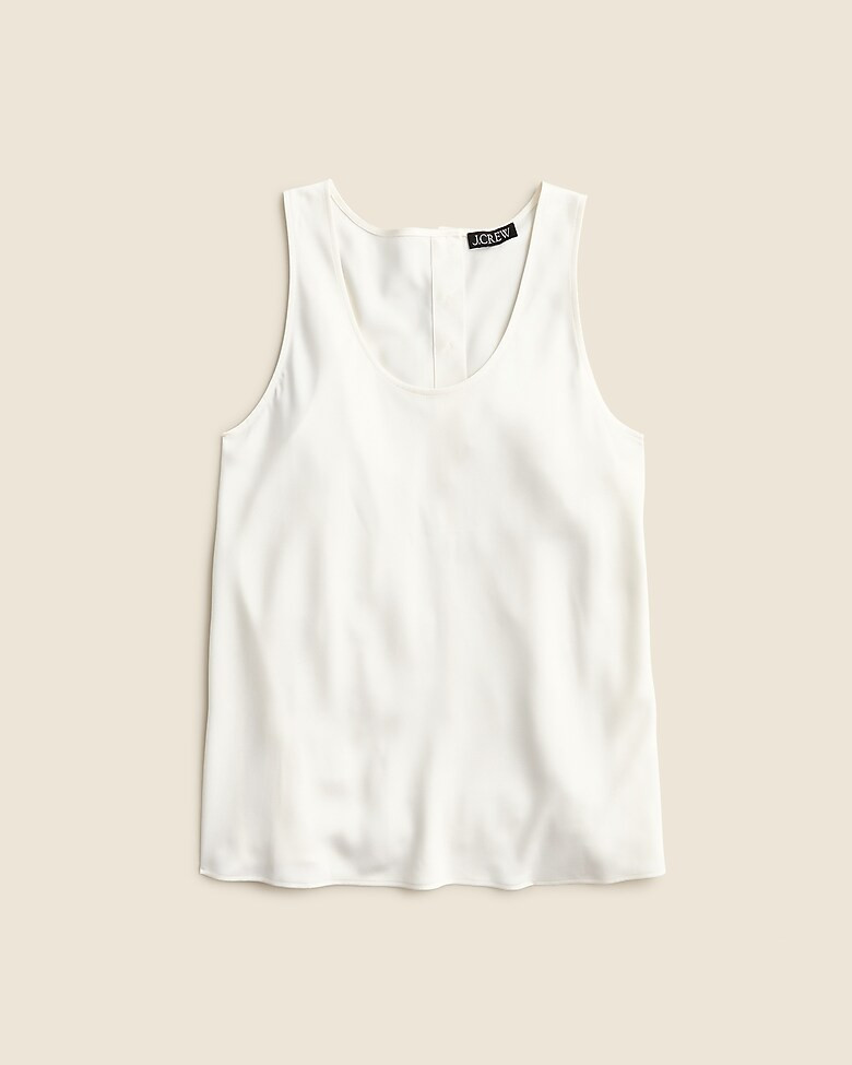 Sleeveless shell top in everyday crepe | J. Crew US