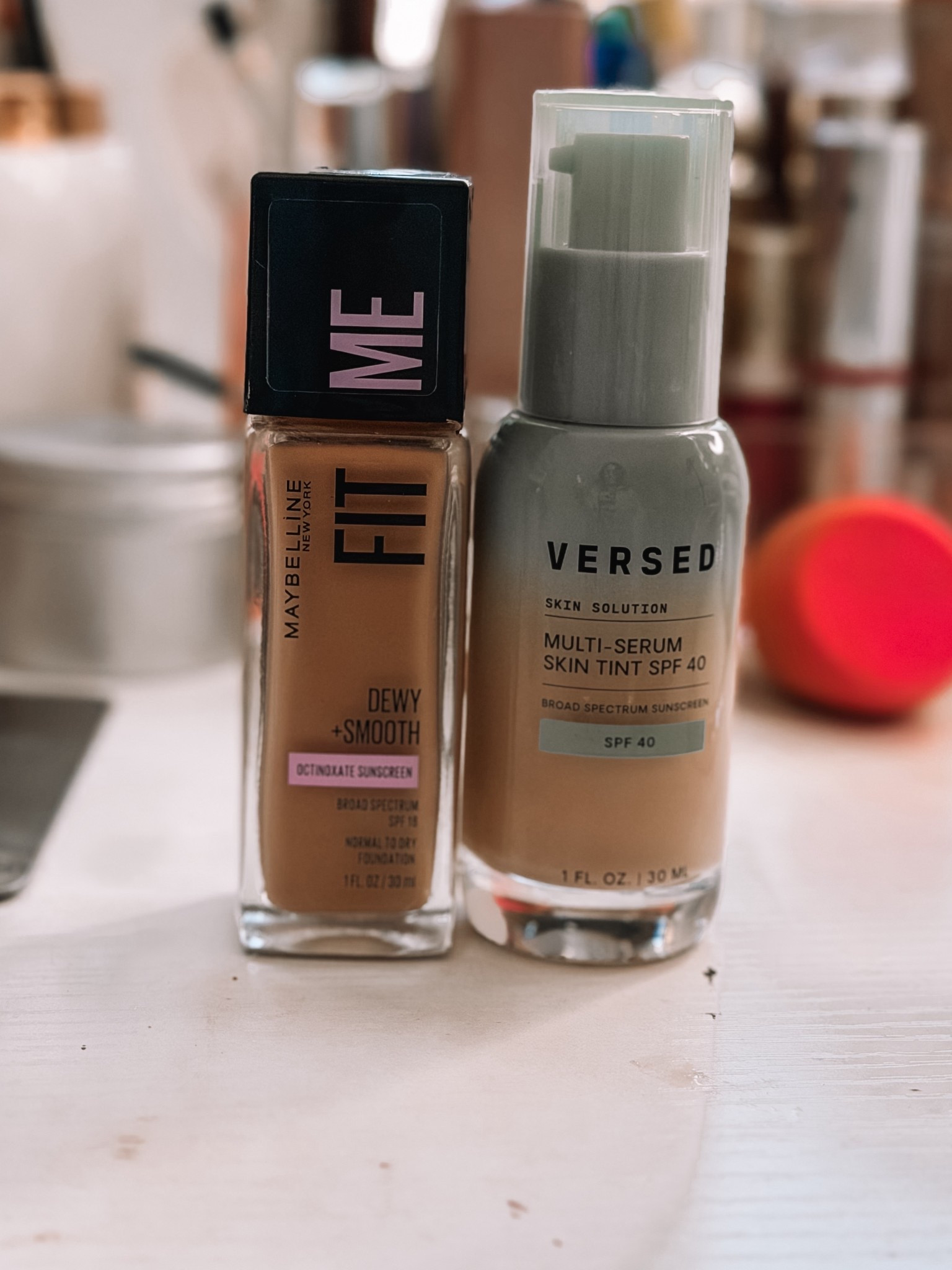 I’m on a hunt to find affordable drug store foundations that sit and wear beautifully on dry and mature skin, and this Maybelline Fit Me Dewy + Smooth pasts the test! I love how it looks and wears. I’m in shade 125. Also a skin tint I’m loving is the Versed Multi-Serum Skin Tint. I wear shade 5N.

#LTKOver40 #LTKFindsUnder50 #LTKBeauty