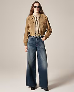 Mid-rise superwide-leg jean | J. Crew US