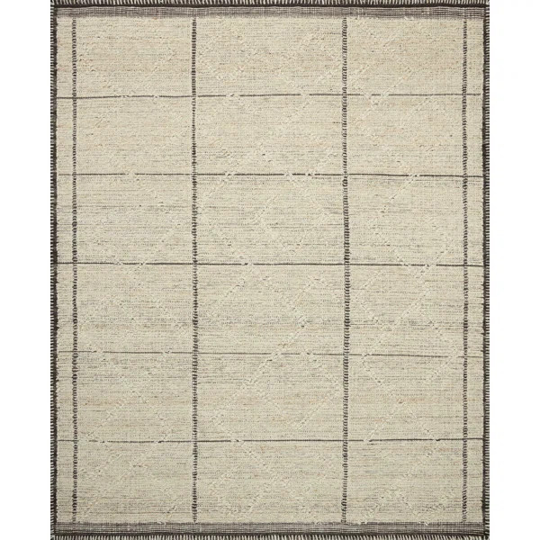 Amber Lewis x Loloi Bowie Ivory / Mocha Area Rug | Wayfair North America