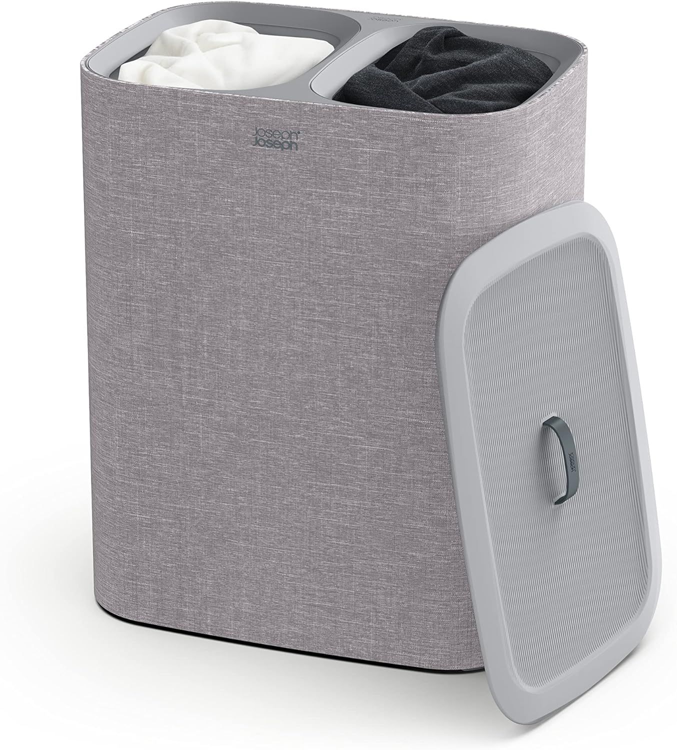 Joseph Joseph Tota 90-liter Laundry Hamper Separation Basket with lid, 2 Removable Washing Bags w... | Amazon (US)