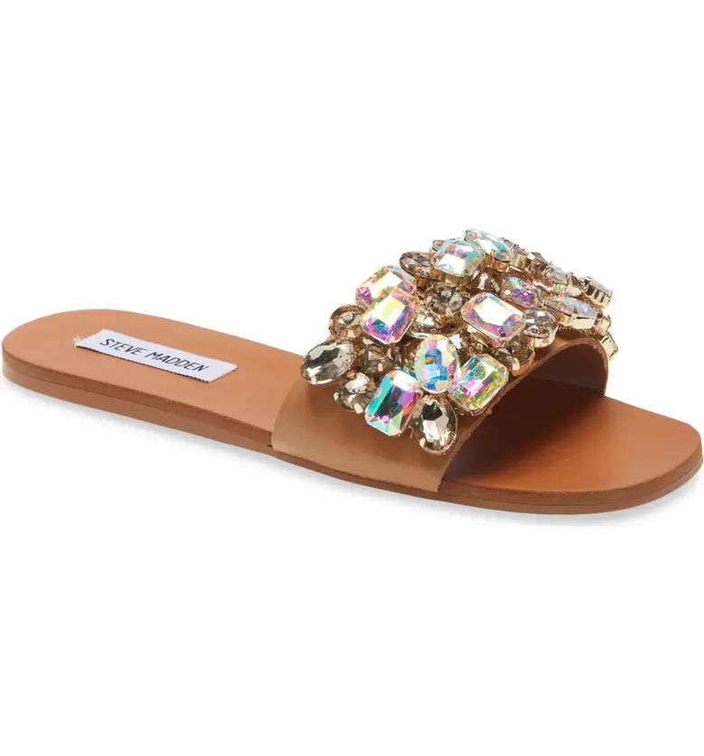 Brionna Embellished Slide Sandal | Nordstrom