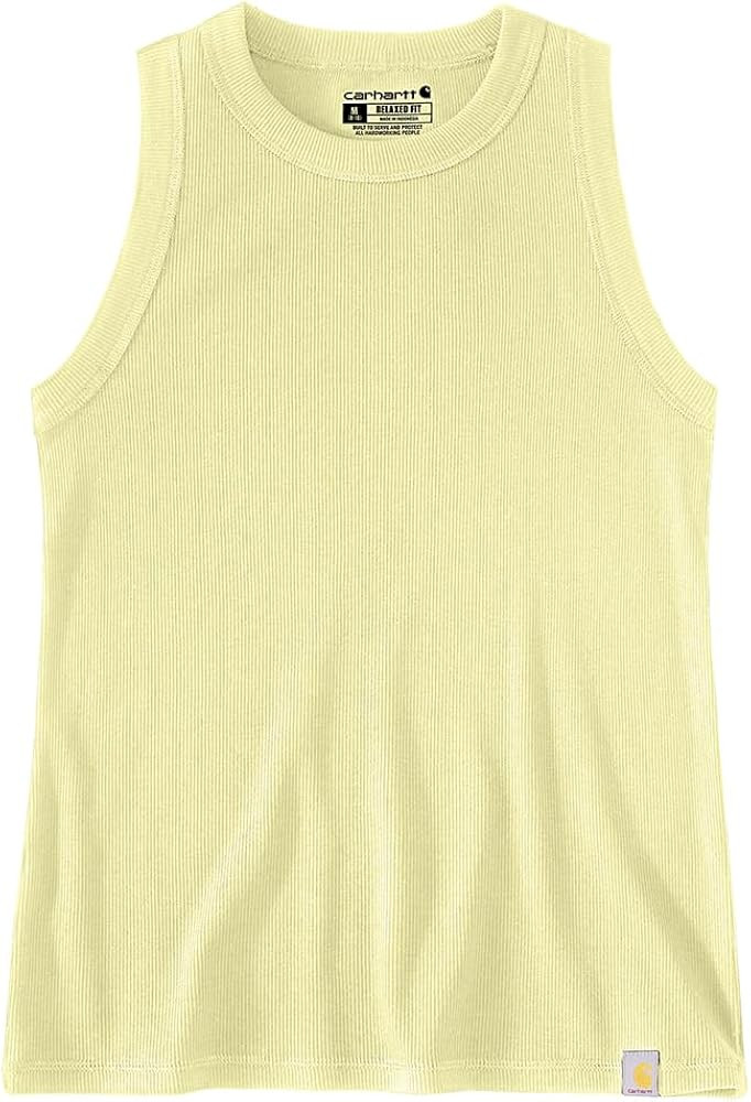 Carhartt Women's Tencel\u2122 Fiber Series Fitted Ribbed Tank | Amazon (US)