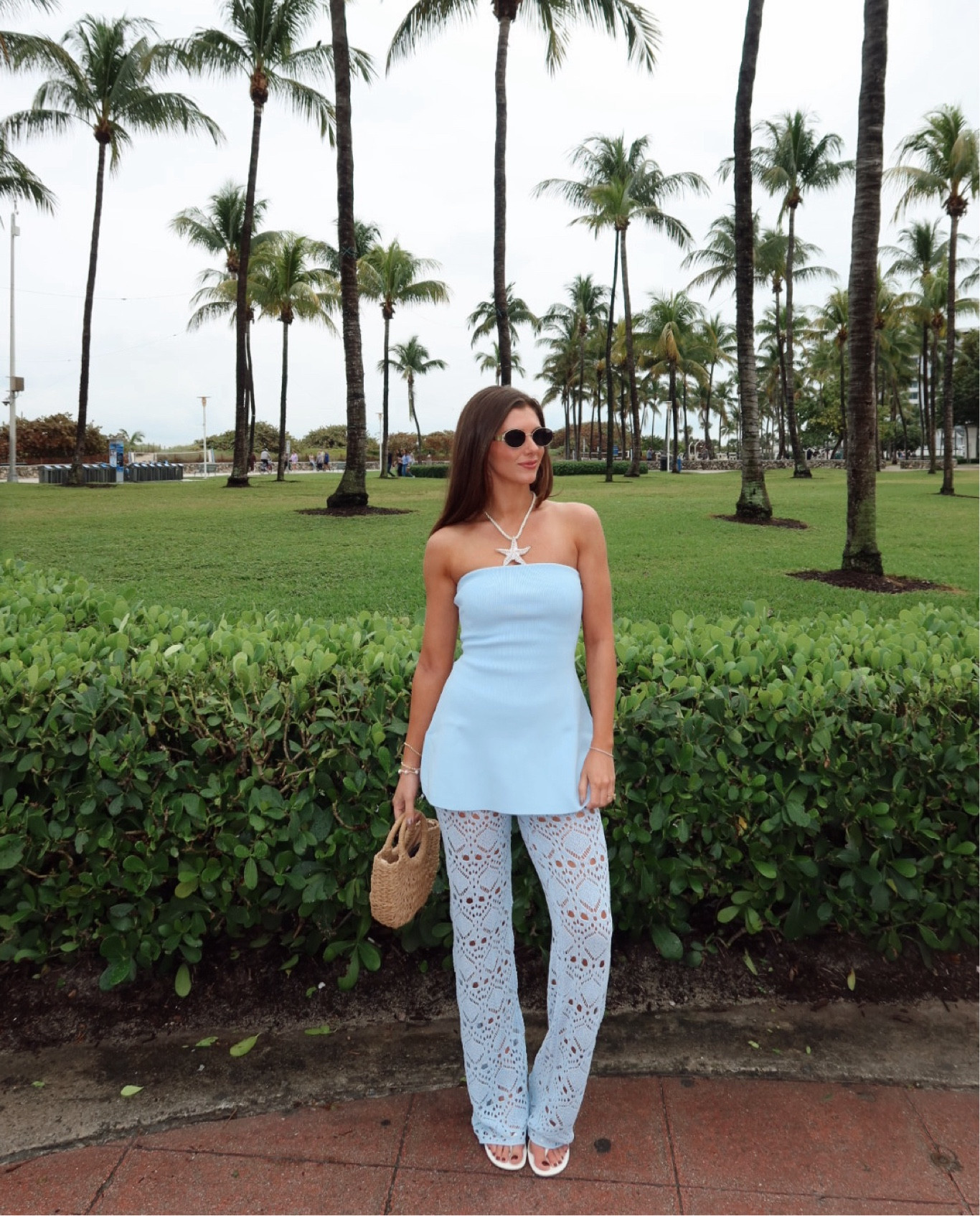 never feeling blue in Miami 🩵

Outfit is from MESHKI!! 

#LTKSeasonal #LTKTravel #LTKootd