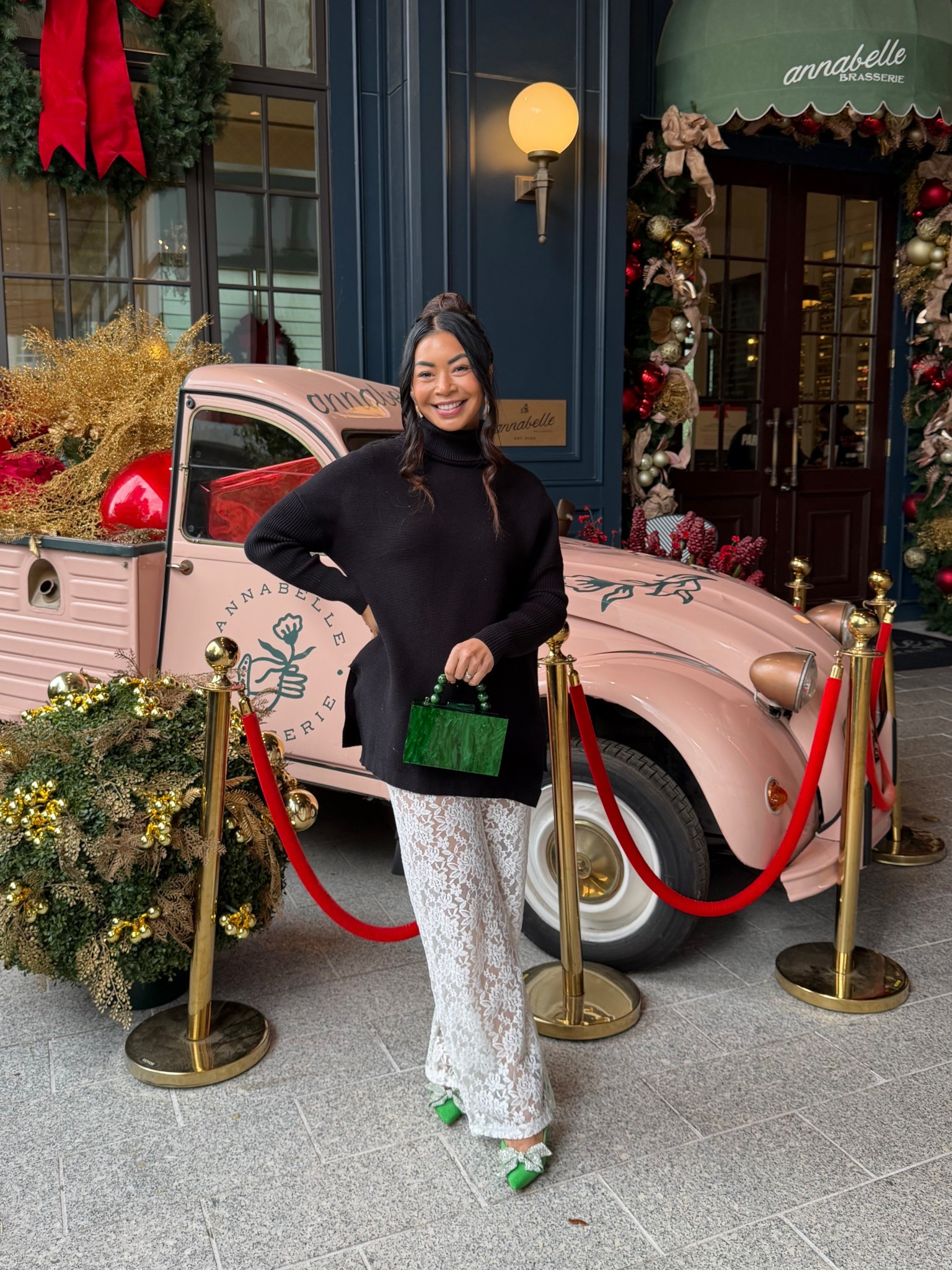 Lace pants outfit from Amazon

Wearing a medium in both my sweater and pants 

#LTKHoliday #LTKFindsUnder50 #LTKOver40