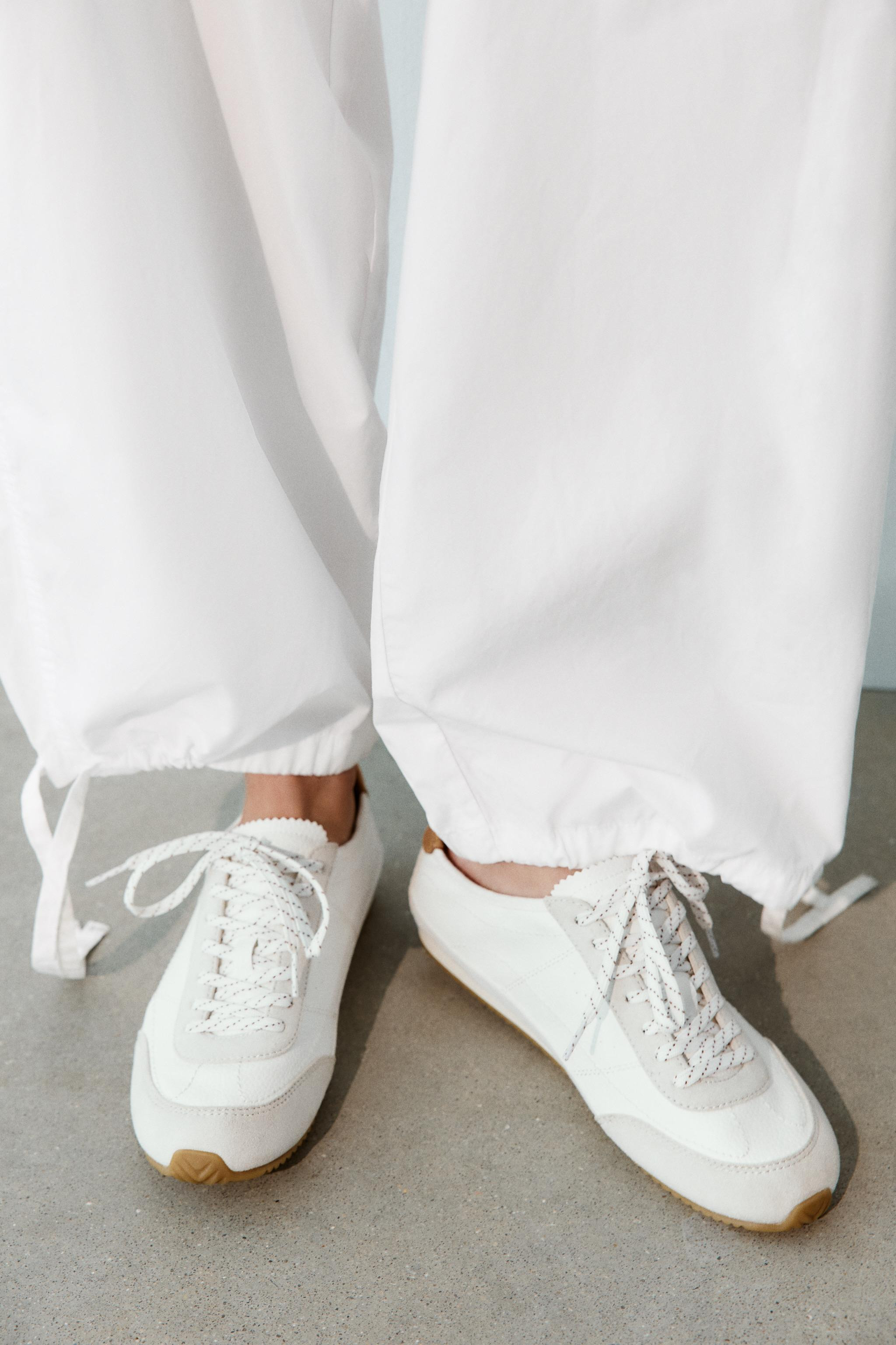 DERBY SNEAKERS WITH HEEL DETAIL | Zara US