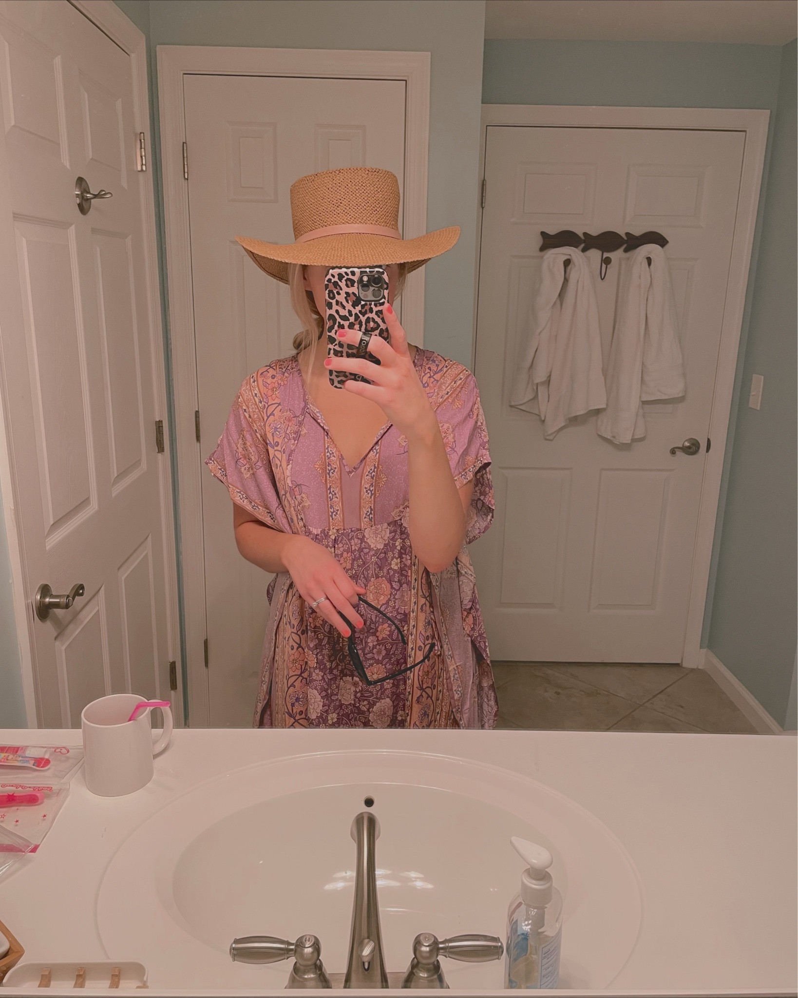 Beach coverup
Straw hat

#LTKtravel #LTKunder50 #LTKswim