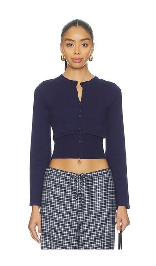 MORE TO COME Lindsey Cardigan in Navy. - size S | Revolve Clothing (Global)