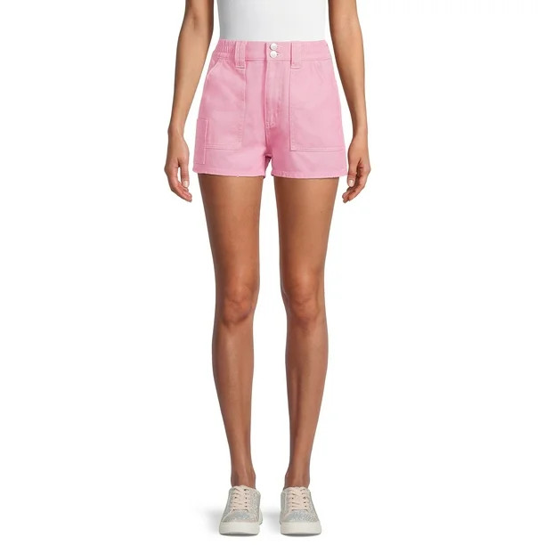No Boundaries Juniors' Carpenter Elastic Waist Shorts | Walmart (US)
