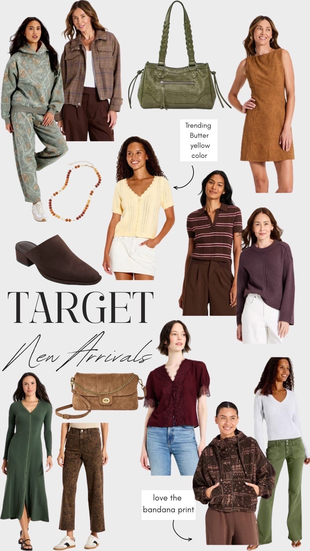 🤍Target new arrivals are 10/10! 
The dark, rich colors are giving fall and I am here for it! 🍂✨