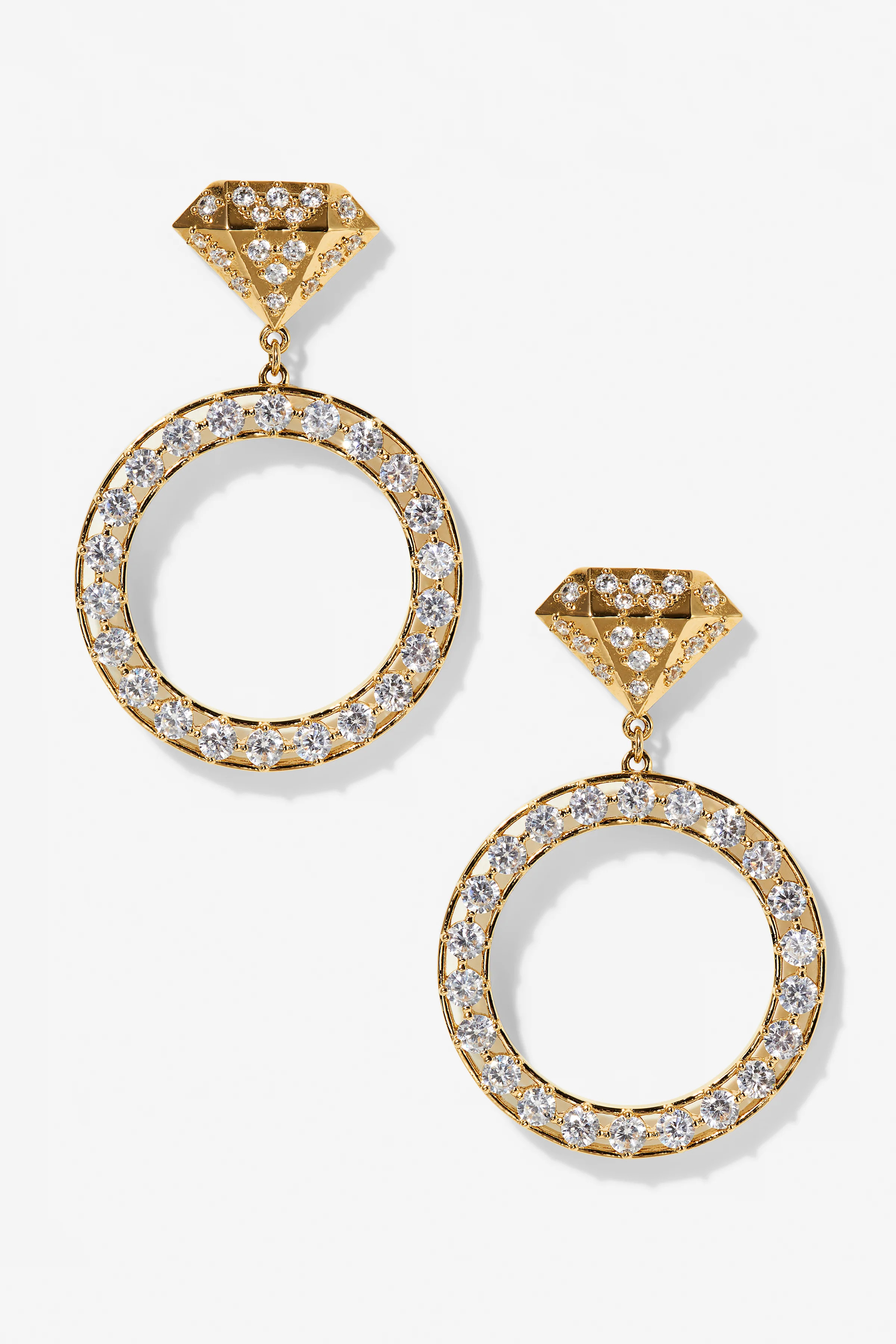 BRIDE TRIBE ENGAGEMENT RING EARRINGS | NADRI