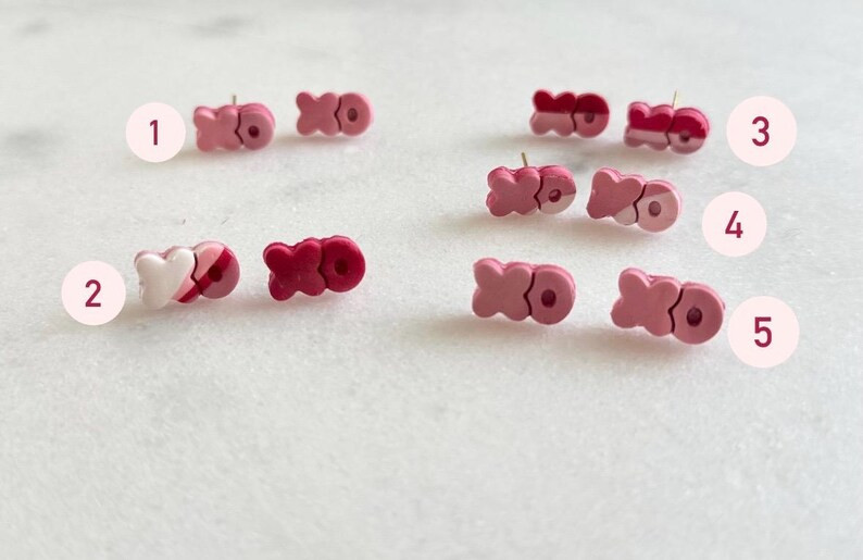 XOXO Valentine’s Day Studs - Etsy | Etsy (US)