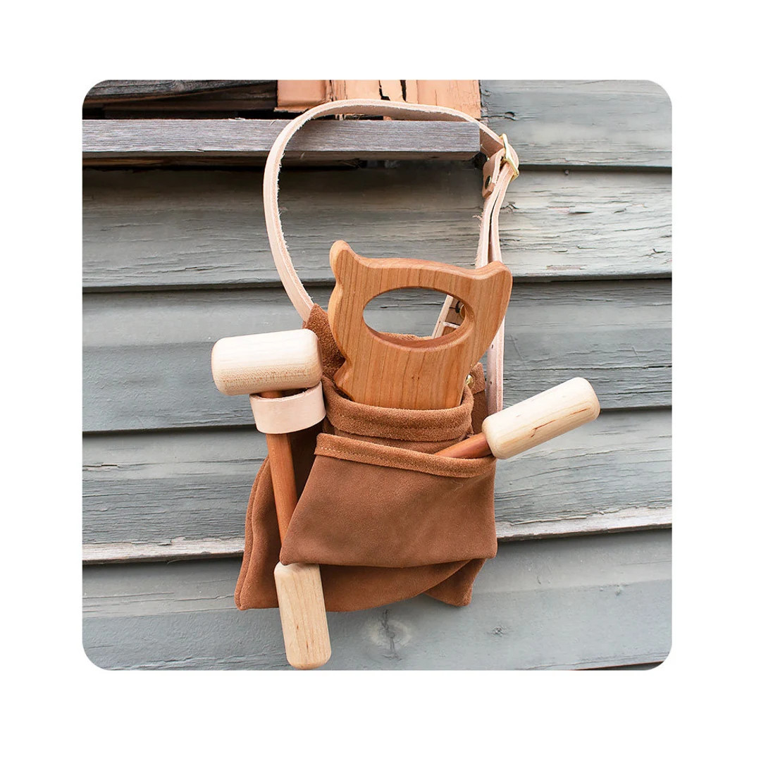 Child's Pretend Tool 5 Piece Set Tool Belt Hammer - Etsy | Etsy (US)