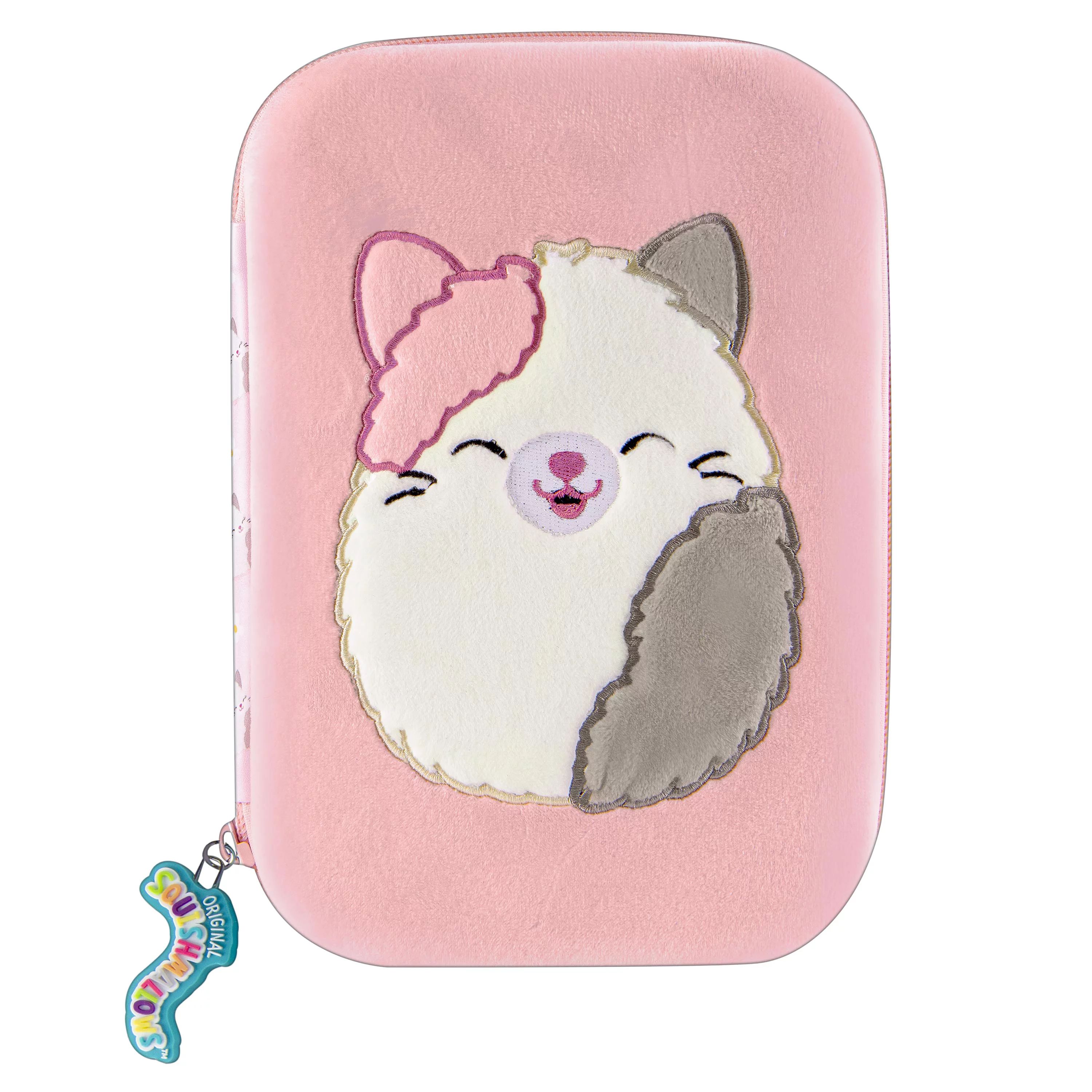 Squishmallows New Karina the Cat Pencil Box, Hard Case, Pink - Walmart.com | Walmart (US)