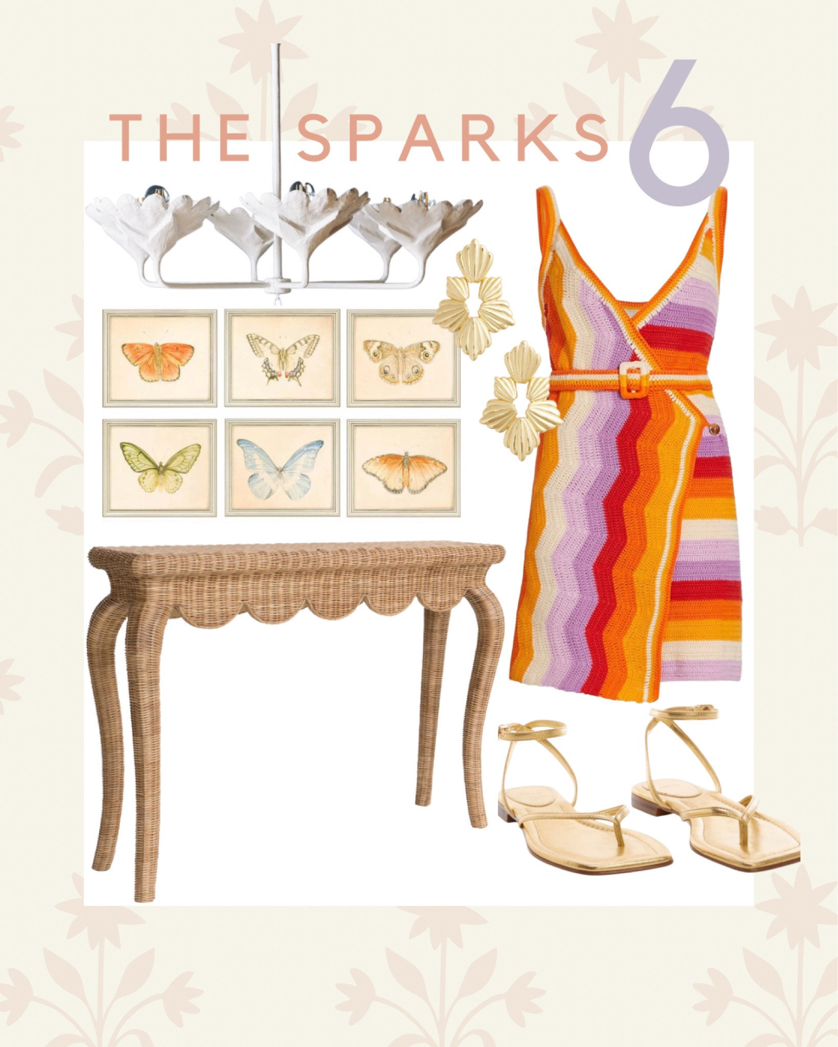 6 finds from 6 different retailers!
Scalloped console table; crochet knit dress; end of summer wardrobe; gold sandals; gold earrings; framed prints; wall art; white chandelier 

#LTKhome #LTKstyletip #LTKFind