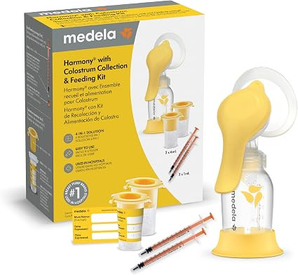 Medela Harmony Manual Breast Pump with Colostrum Collection and Feeding Kit, 4-in-1 Solution, Col... | Amazon (US)