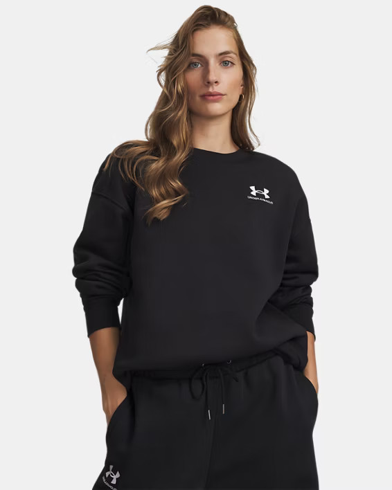 Women's UA Icon Fleece Oversized Crew | Under Armour | Under Armour (US)