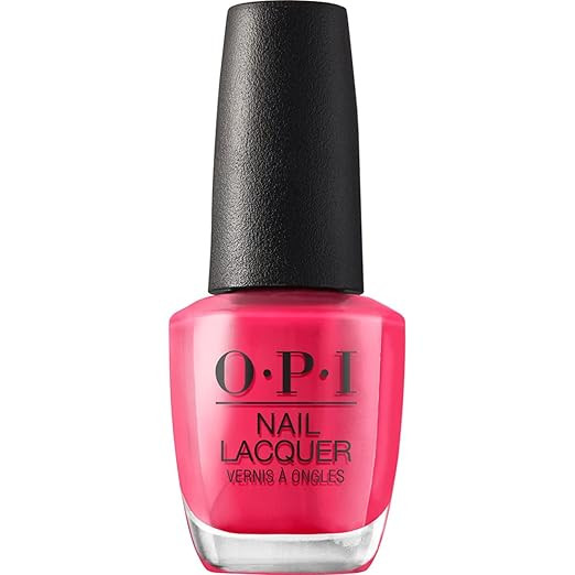 OPI Nail Lacquer Nail Polish | Opaque Dark Pink Crème Chip Resistant Nail Polish | Vegan, Fast D... | Amazon (US)