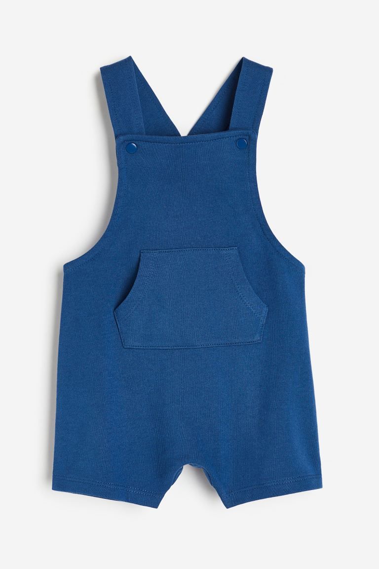 Sweatshirt Overall Shorts - Dark blue - Kids | H&M US | H&M (US + CA)