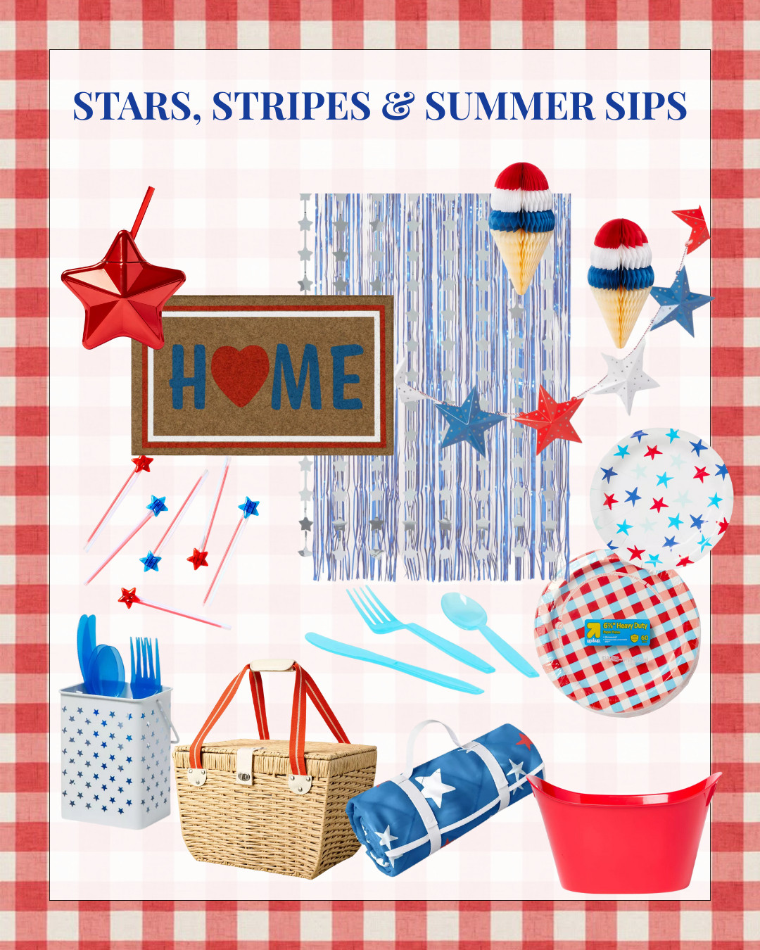 ✨ Stars, Stripes & Summer Sips
Hosting this 4th of July? These backyard party picks make celebrating easy—from cute picnic setups to festive drinkware + star-spangled details. Tap to prep your red, white & woo-hoo! 🇺🇸🍓

🛒 Save + shop now for your summer bash! 

 #LTKSummerEdit #LTKParties #LTKStyleTip