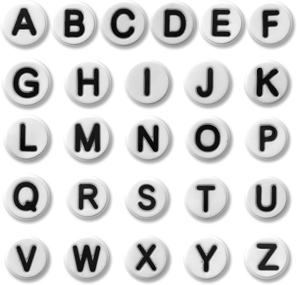 Lovelitlesix 26Pcs Halloween Thanksgiving Day Christmas Letter Alphabet Shoe Charms for Clog Sand... | Amazon (US)