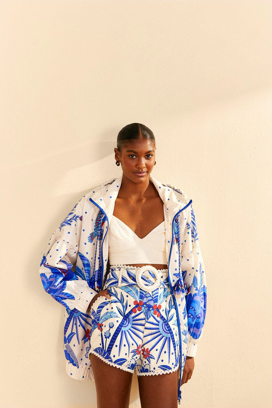 Off-White Jungle Chic Shorts | FarmRio (US)