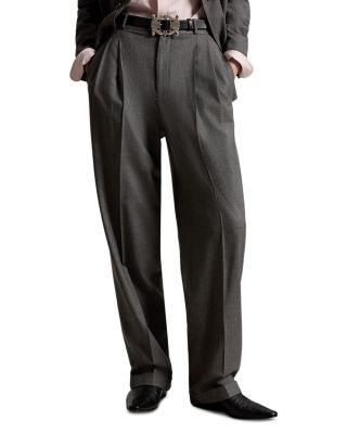Wool Blend Wide Leg Pants | Bloomingdale's (US)