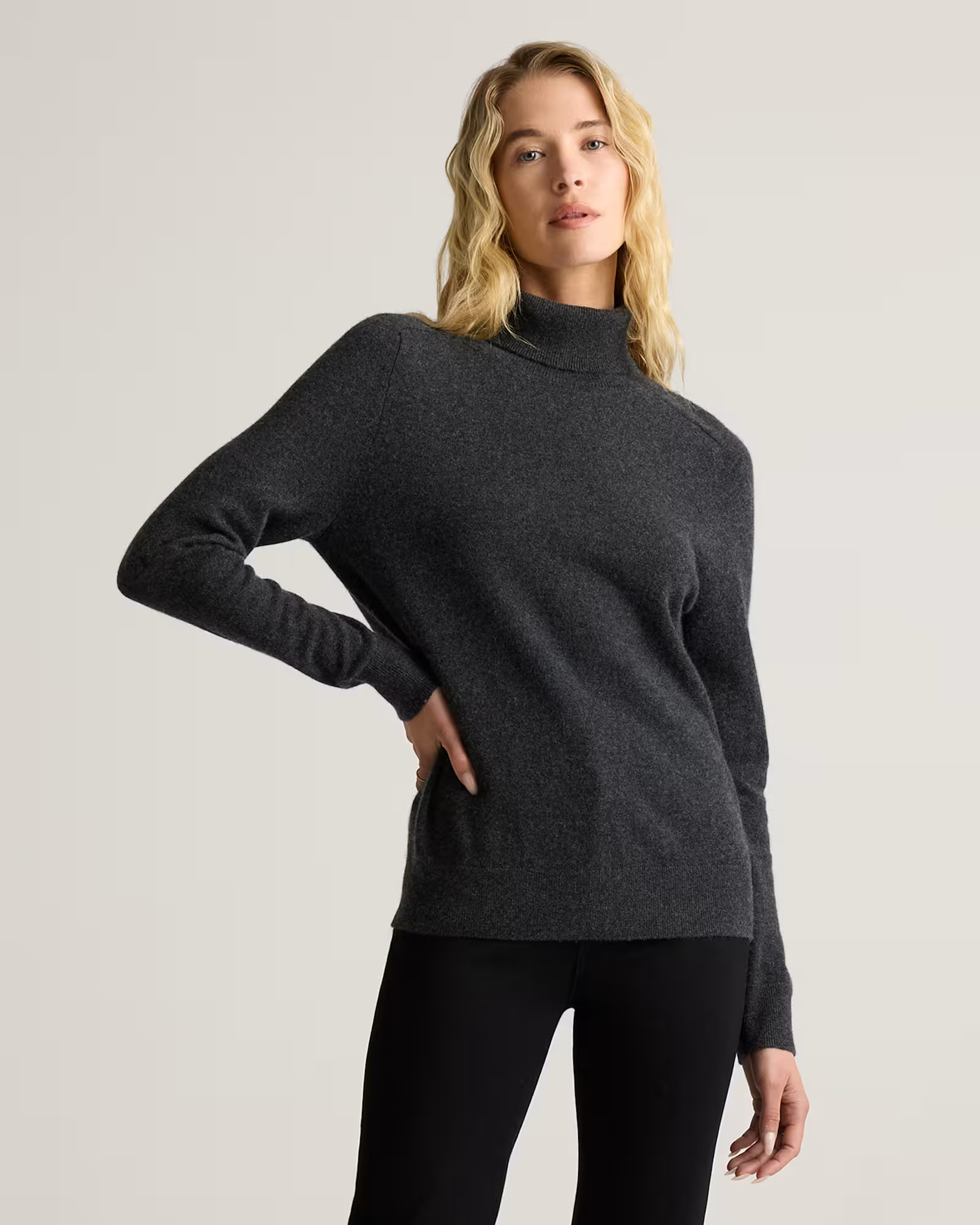 Mongolian Cashmere Turtleneck Sweater | Quince