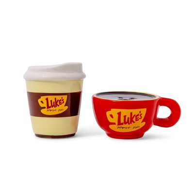 Silver Buffalo Gilmore Girls Luke's Diner Ceramic Salt and Pepper Shaker Set | Target