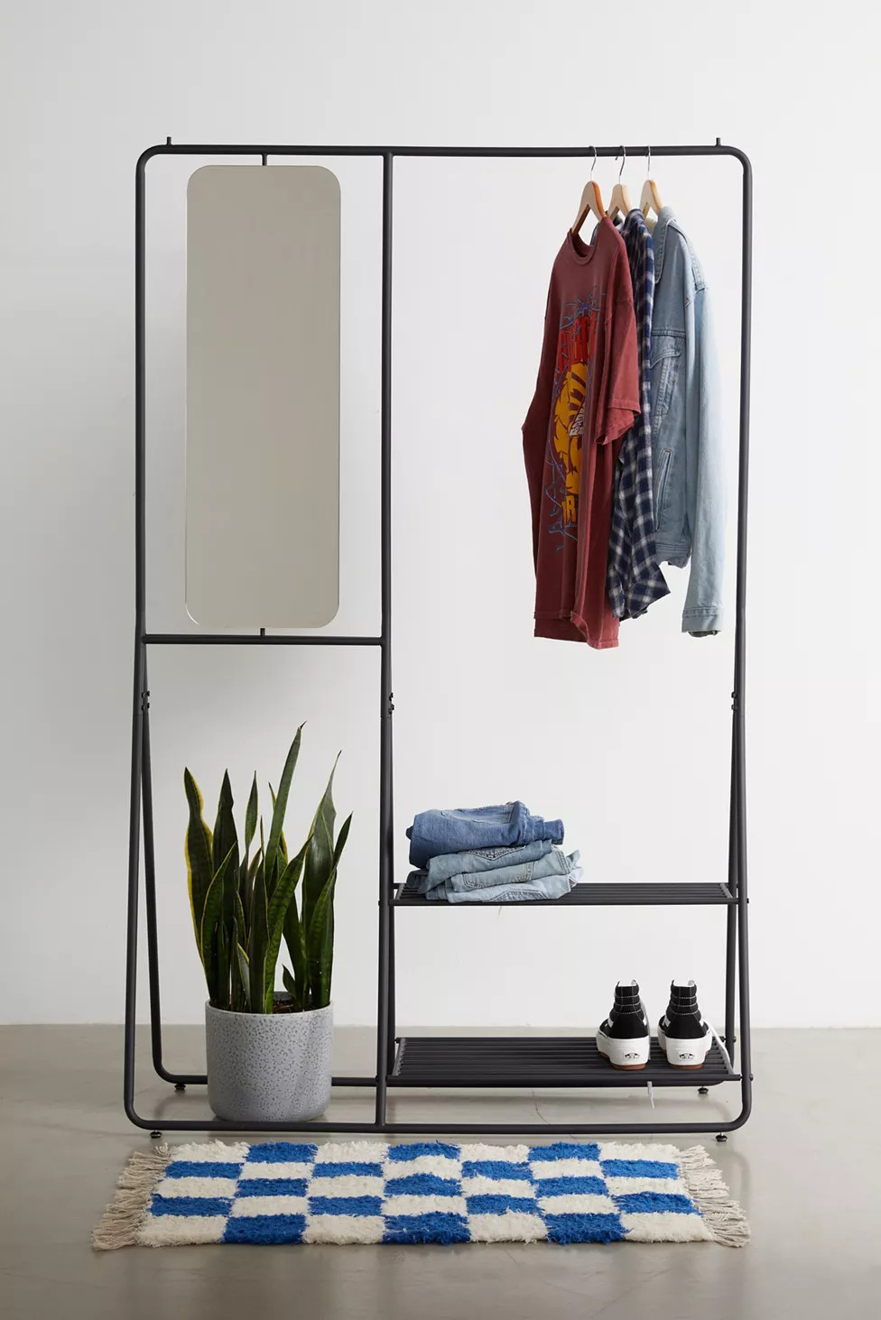 Ryan Mirror Metal Clothing Rack | Urban Outfitters (US and RoW)