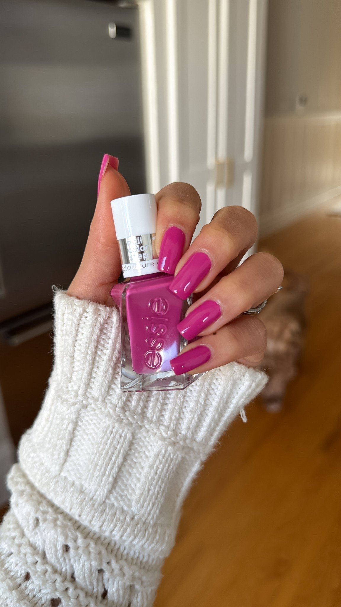 #ad #essiepartner the perfect orchid pink 💜💗 wearing @essie gel couture nail polish in fuel your life topped with gel couture shiny top coat. Essie gel couture is a nail polish that lasts for up to 15 days of gel-like wear, with no UV lamp or harsh removal required. 

@Target #essielove #TargetPartner #Target

#LTKBeauty