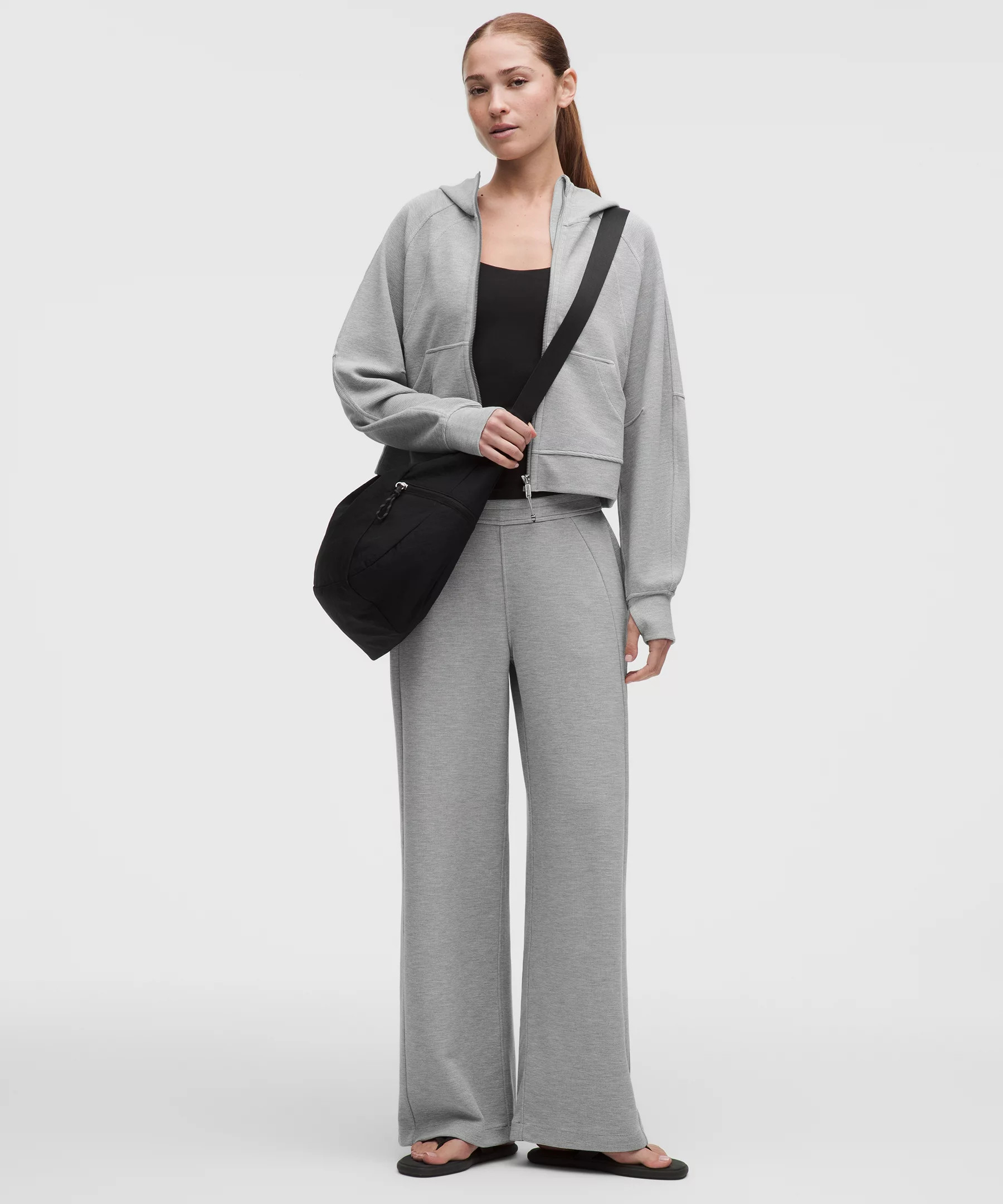Scuba Mid-Rise Wide-Leg Pant *Waffle | Women's Sweatpants | lululemon | Lululemon (US)