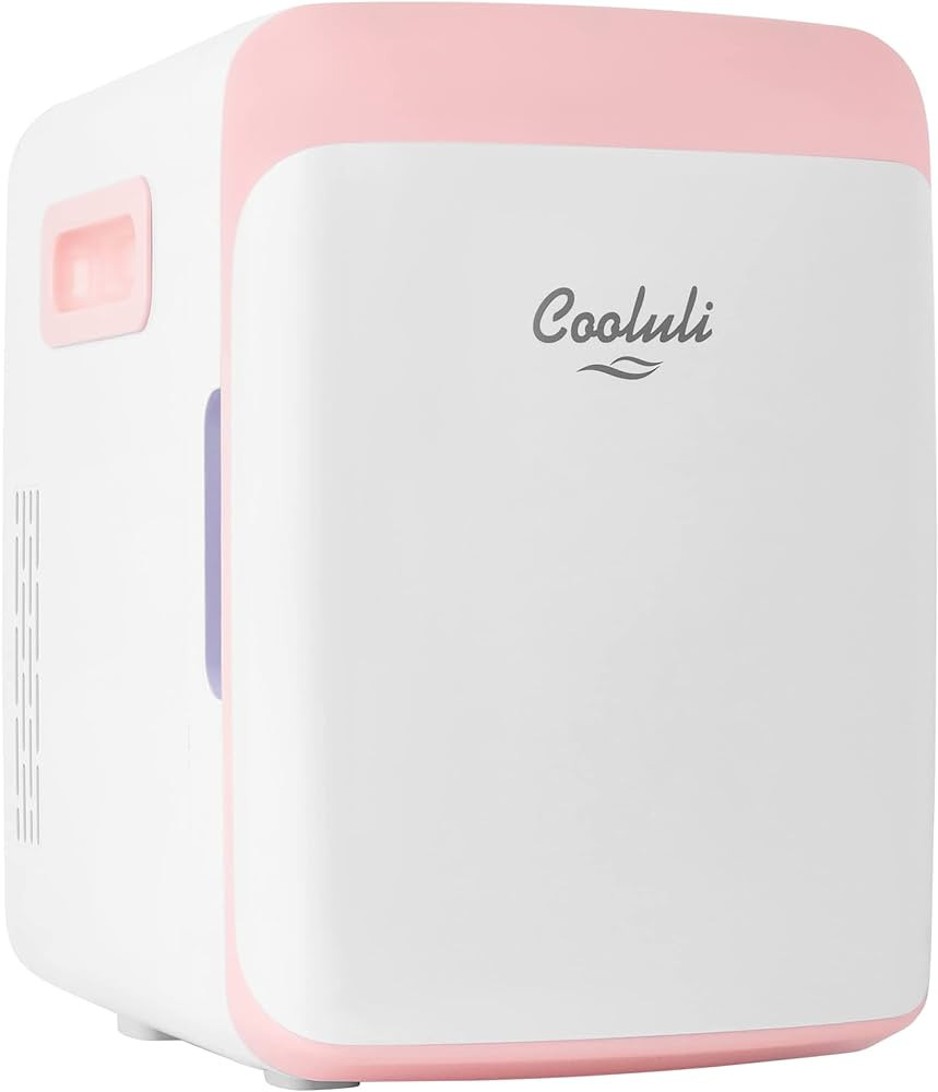 Cooluli 10L Mini Fridge for Bedroom - Car, Office Desk & College Dorm Room - 12V Portable Cooler ... | Amazon (US)
