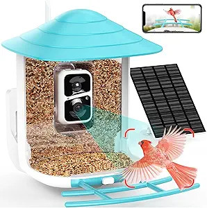 BIRDSNAP Smart Bird Feeder with Camera Wireless Outdoor, Auto Capture Bird Videos & Motion Detect... | Amazon (US)