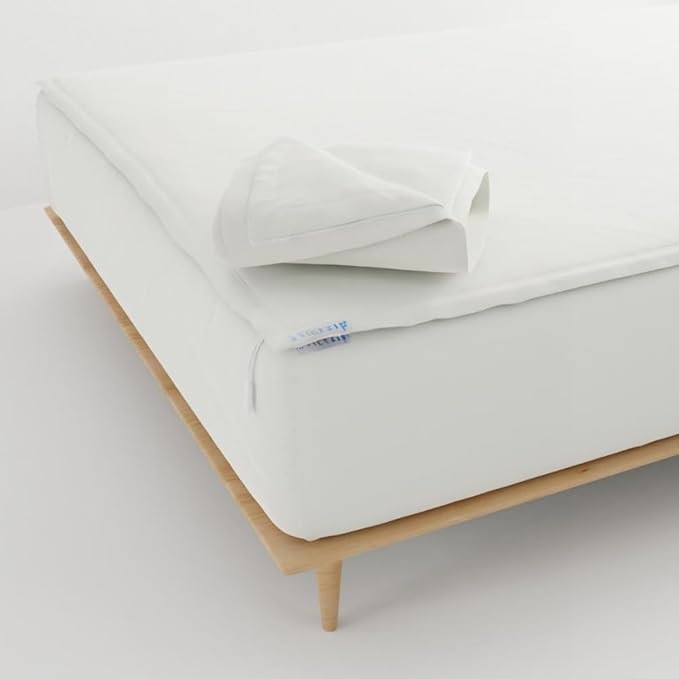 QuickZip Fitted Plus Spare Bundle: 1 Fitted Sheet (Base + Zip Sheet) & 1 Zip Sheet - Easy to Chan... | Amazon (US)