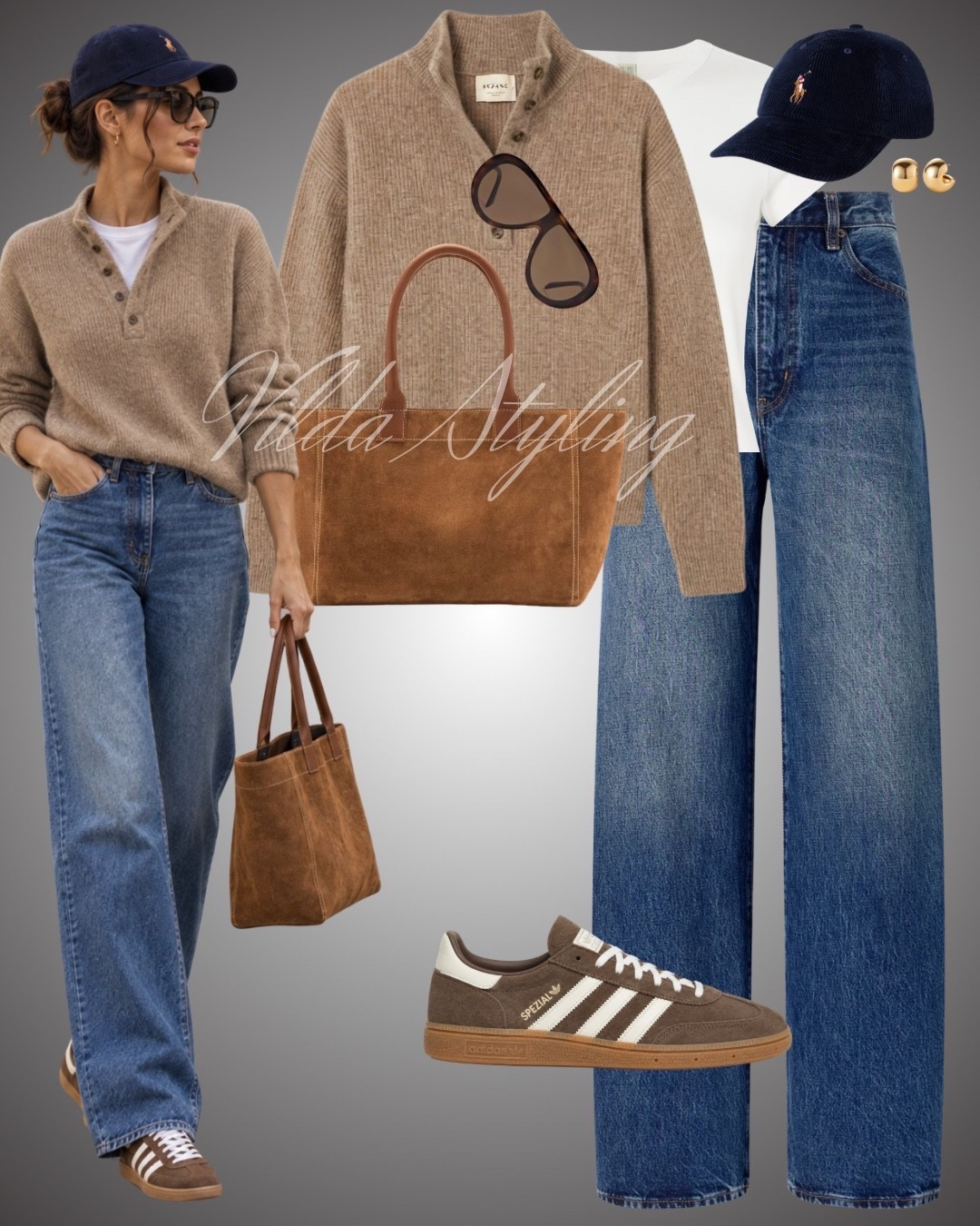 Sporty-chic autumn style 🤎 Cozy neutral layers, wide-leg denim and brown sneakers for an effortless everyday look. Shop the full outfit below ✨

#LTKStyleTip #LTKSeasonal #LTKEurope

#LTKuk #LTKautumn #LTKjeans