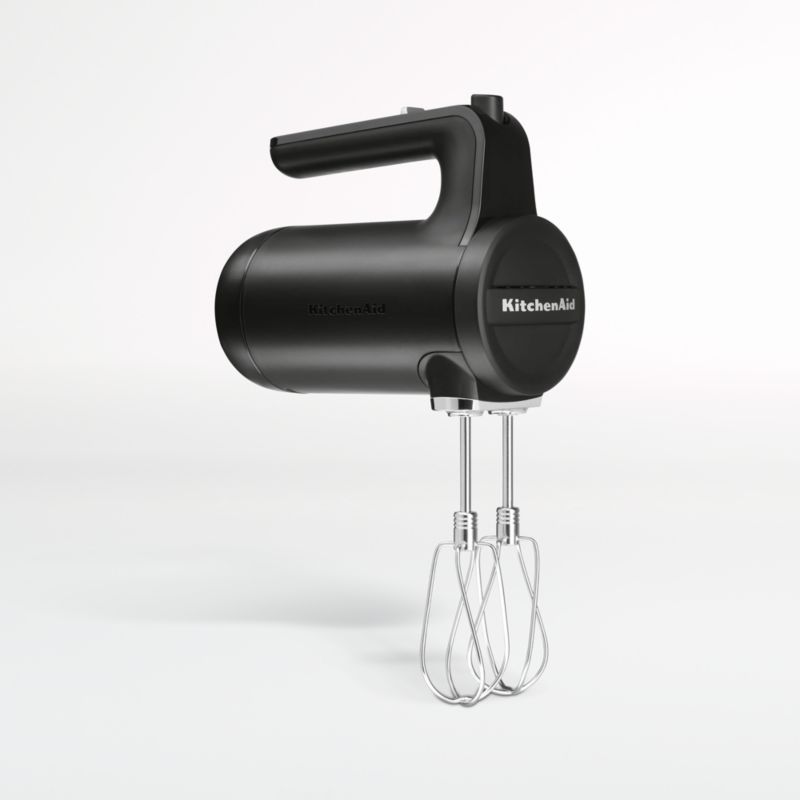 KitchenAid Black Cordless Hand Mixer + Reviews | Crate & Barrel | Crate & Barrel