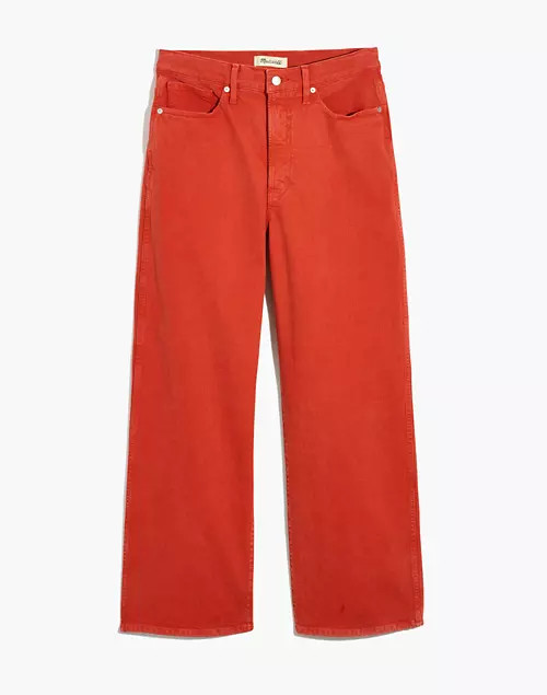 The Perfect Vintage Wide-Leg Jean: Garment-Dyed Edition | Madewell