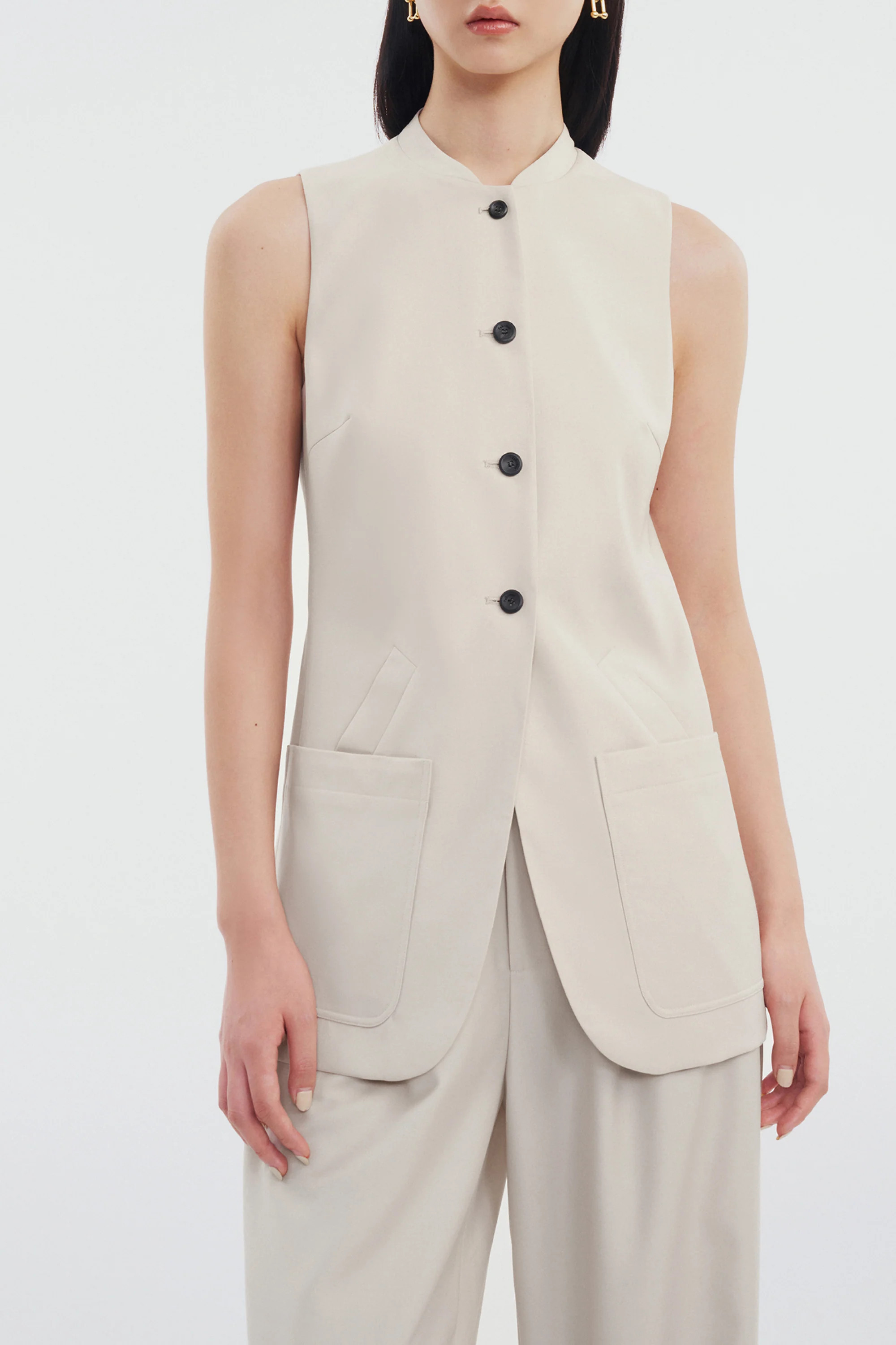 Heron Vest in Worsted Wool | Fabrique