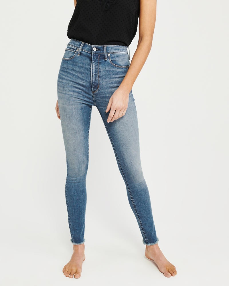 Ultra High Rise Super Skinny Jeans | Abercrombie & Fitch US & UK