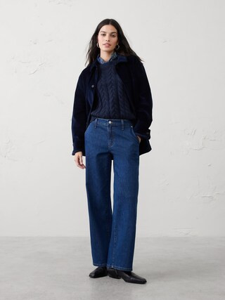 Straight Mid-Rise Carpenter Jean | Banana Republic Factory
