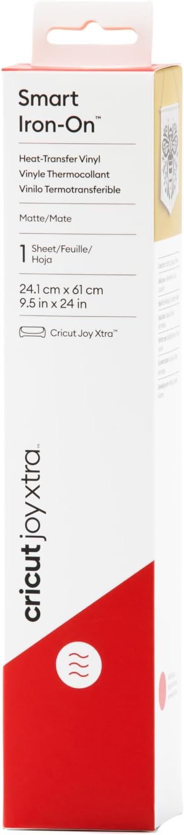 Cricut Joy Xtra Vinyl Iron On Smart Vinyl for Shirts, Apparel, Backpack & Décor, Quick Matless C... | Amazon (US)