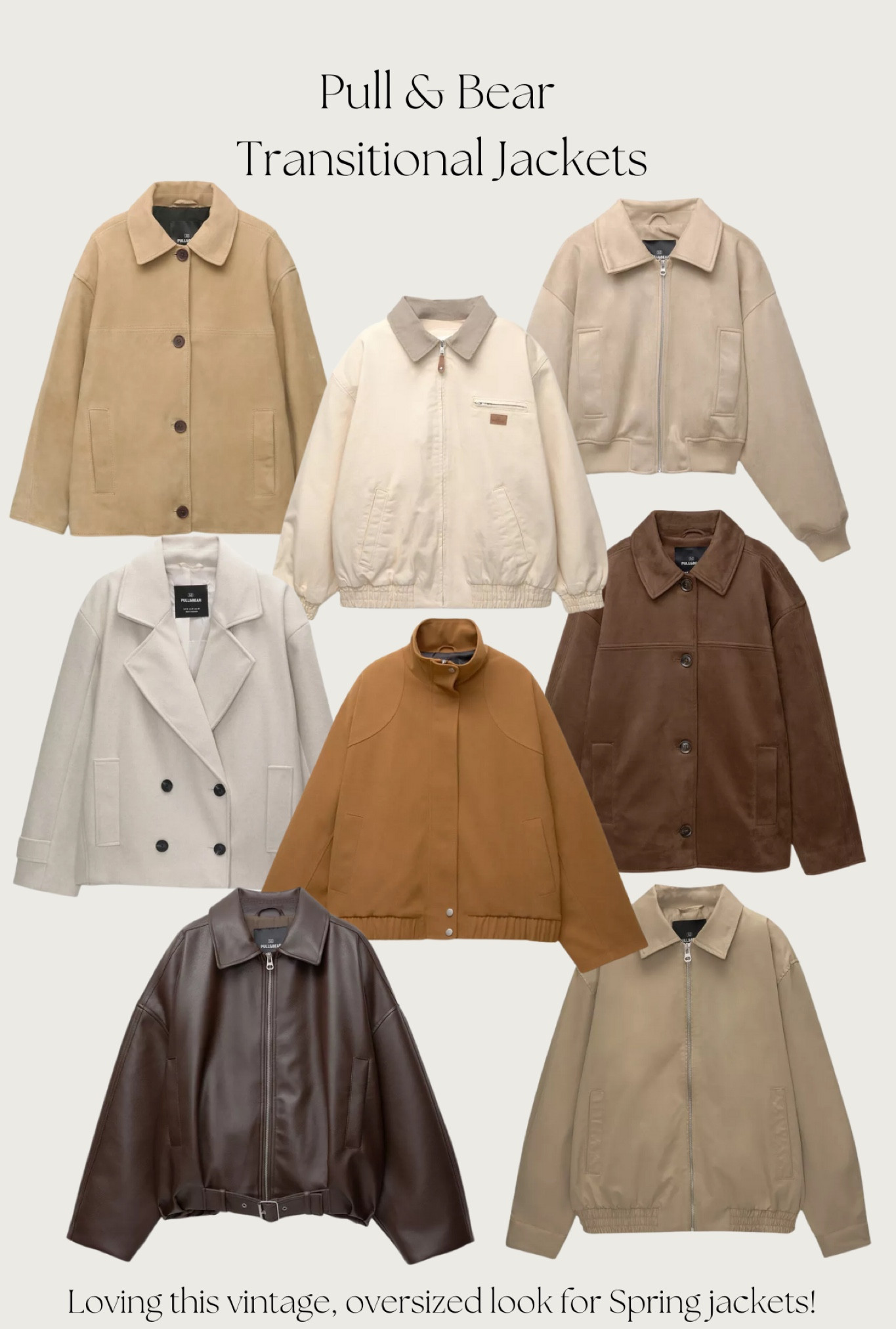 Pull & Bear Transitional Jackets 

#springoutfit #springjacket #suede #brownjacket #brownoutfit #vintage

#LTKspring #LTKFashionMonth #LTKstyletip